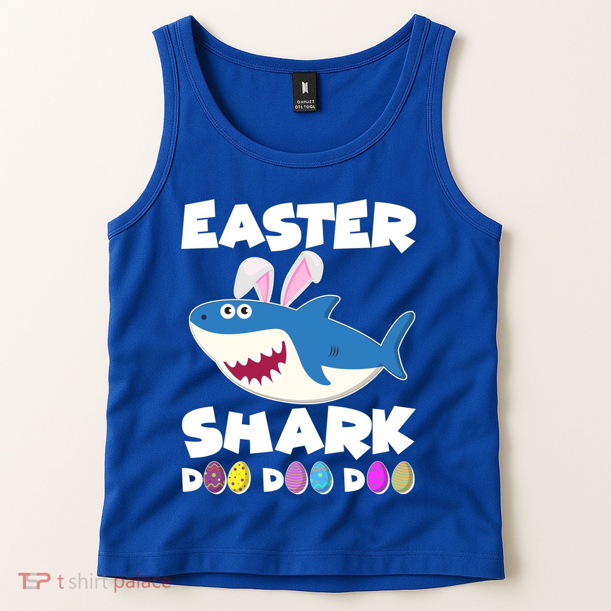 Easter Shark Doo Doo Doo Tank Top