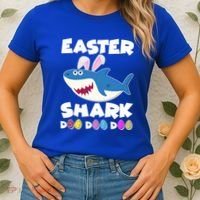 Easter Shark Doo Doo Doo Women's T-Shirt thumb 2