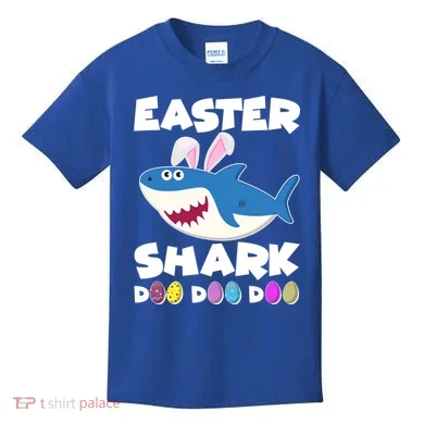 Easter Shark Doo Doo Doo Kids T-Shirt