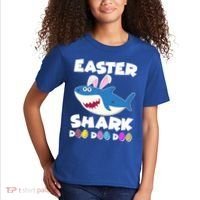 Easter Shark Doo Doo Doo Kids T-Shirt thumb 2