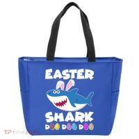 Easter Shark Doo Doo Doo Tote Bag thumb 0