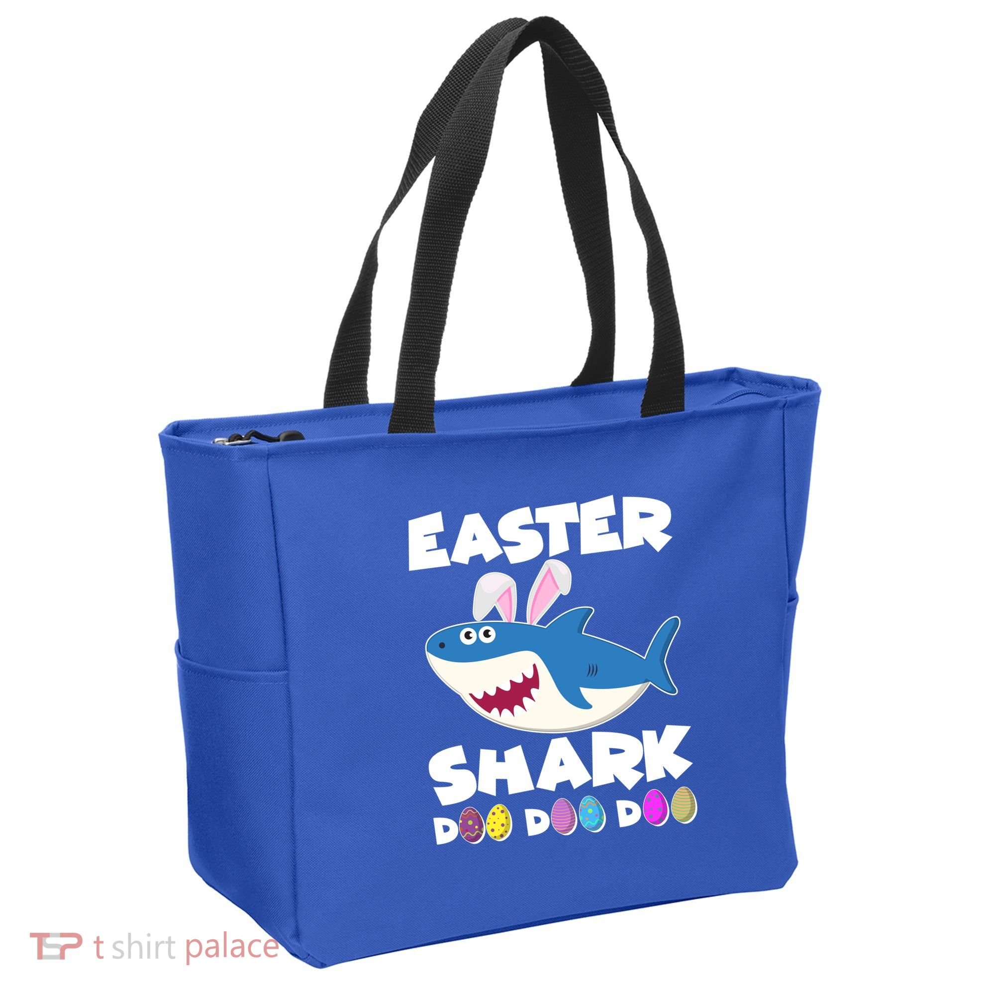 Easter Shark Doo Doo Doo Tote Bag