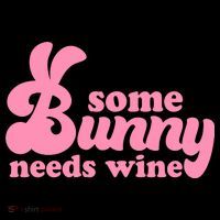 Easter Some Bunny Needs Wine Backpack thumb 2