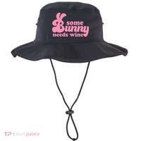 Easter Some Bunny Needs Wine Bucket Hat thumb 0