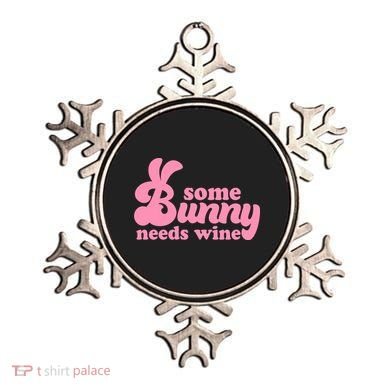 Easter Some Bunny Needs Wine Ornament