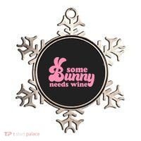 Easter Some Bunny Needs Wine Ornament thumb 0