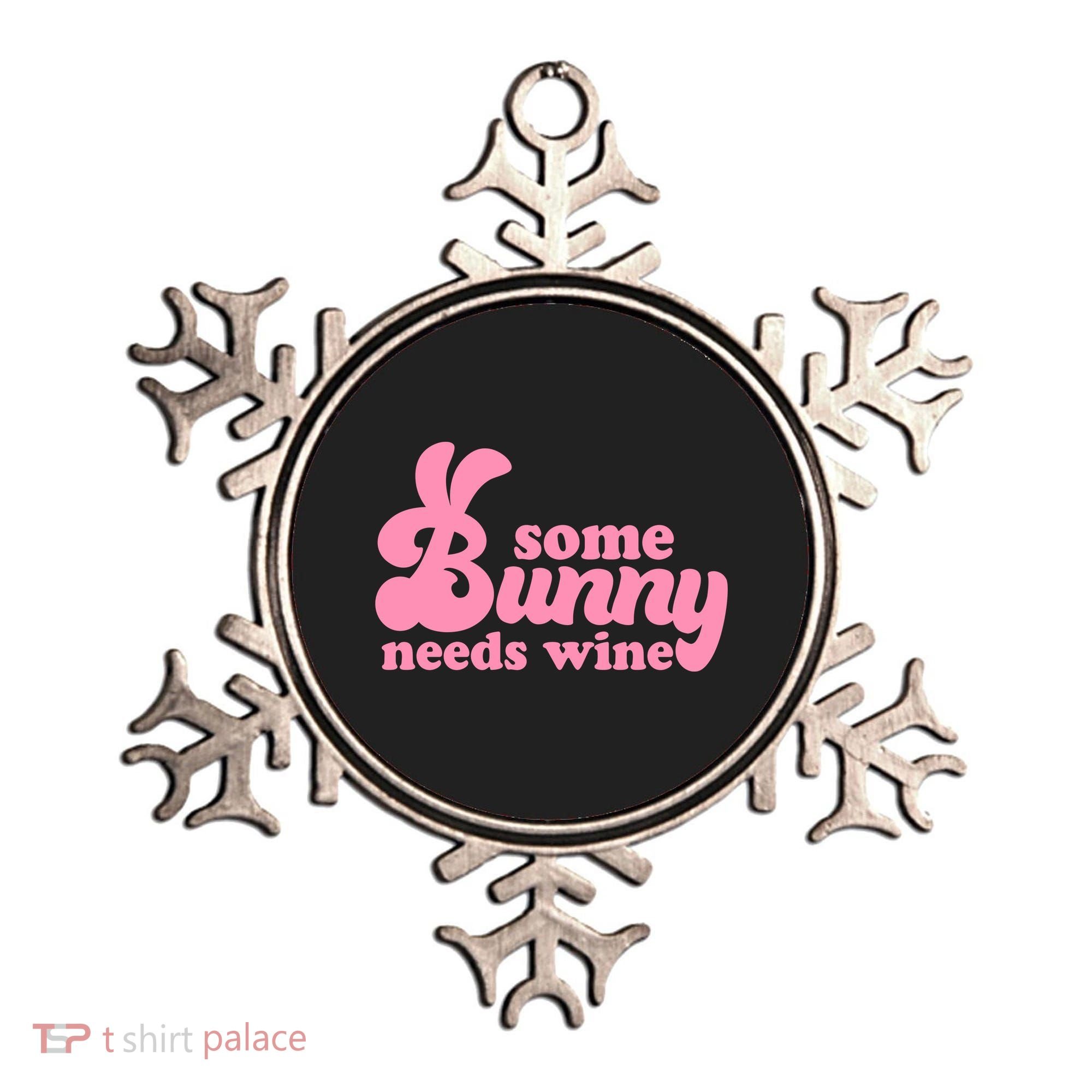 Easter Some Bunny Needs Wine Ornament
