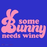 Easter Some Bunny Needs Wine Kids T-Shirt thumb 4