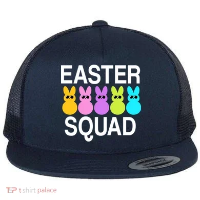 Easter Squad Flat Bill Trucker Hat
