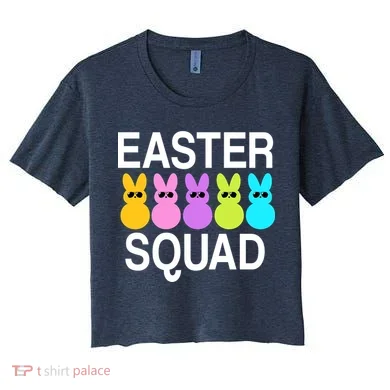 Easter Squad Women's Crop Top Tee