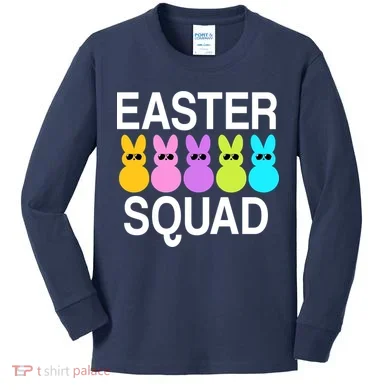 Easter Squad Kids Long Sleeve Shirt