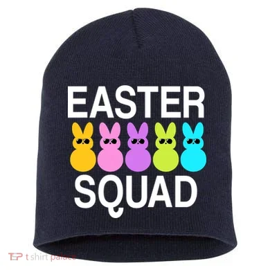 Easter Squad Short Acrylic Beanie