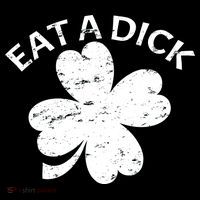 Eat A Dick Shamrock Funny St Patricks Day Bucket Hat thumb 4