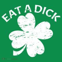 Eat A Dick Shamrock Funny St Patricks Day Pajama Set thumb 2