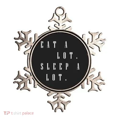 Eat A Lot Sleep A Lot Ornament