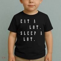 Eat A Lot Sleep A Lot Toddler T-Shirt thumb 2