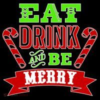 Eat Drink And Be Merry Christmas Coffee Mug thumb 5