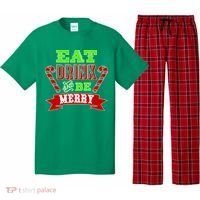 Eat Drink And Be Merry Christmas Pajama Set thumb 0