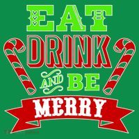 Eat Drink And Be Merry Christmas Toddler T-Shirt thumb 4