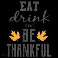 Eat Drink And Be Thankful Coffee Mug thumb 5