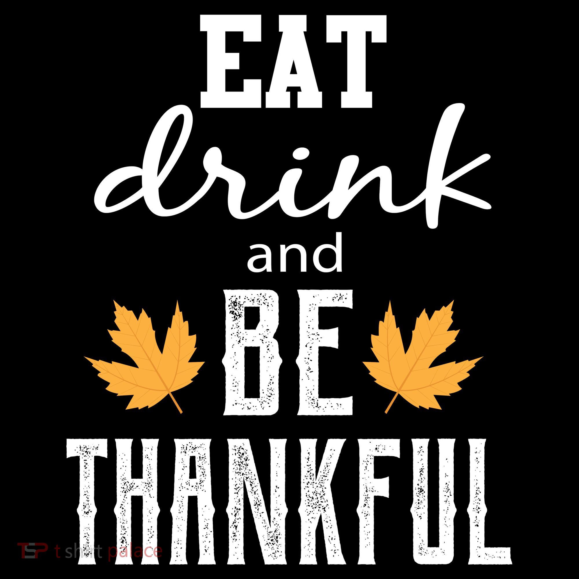 Eat Drink and Be Thankful Kids Long Sleeve Shirt