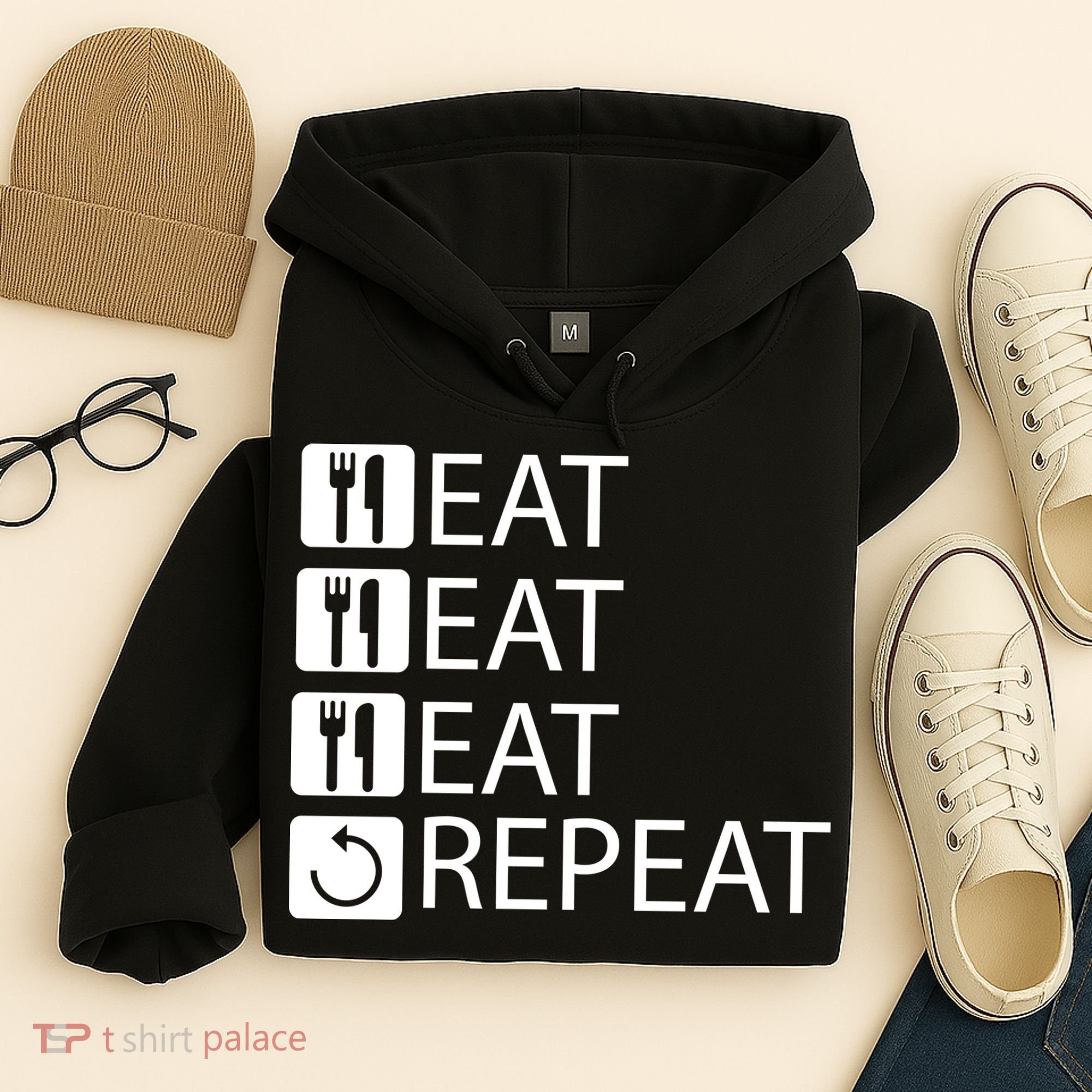Eat Eat Eat Repeat Hoodie