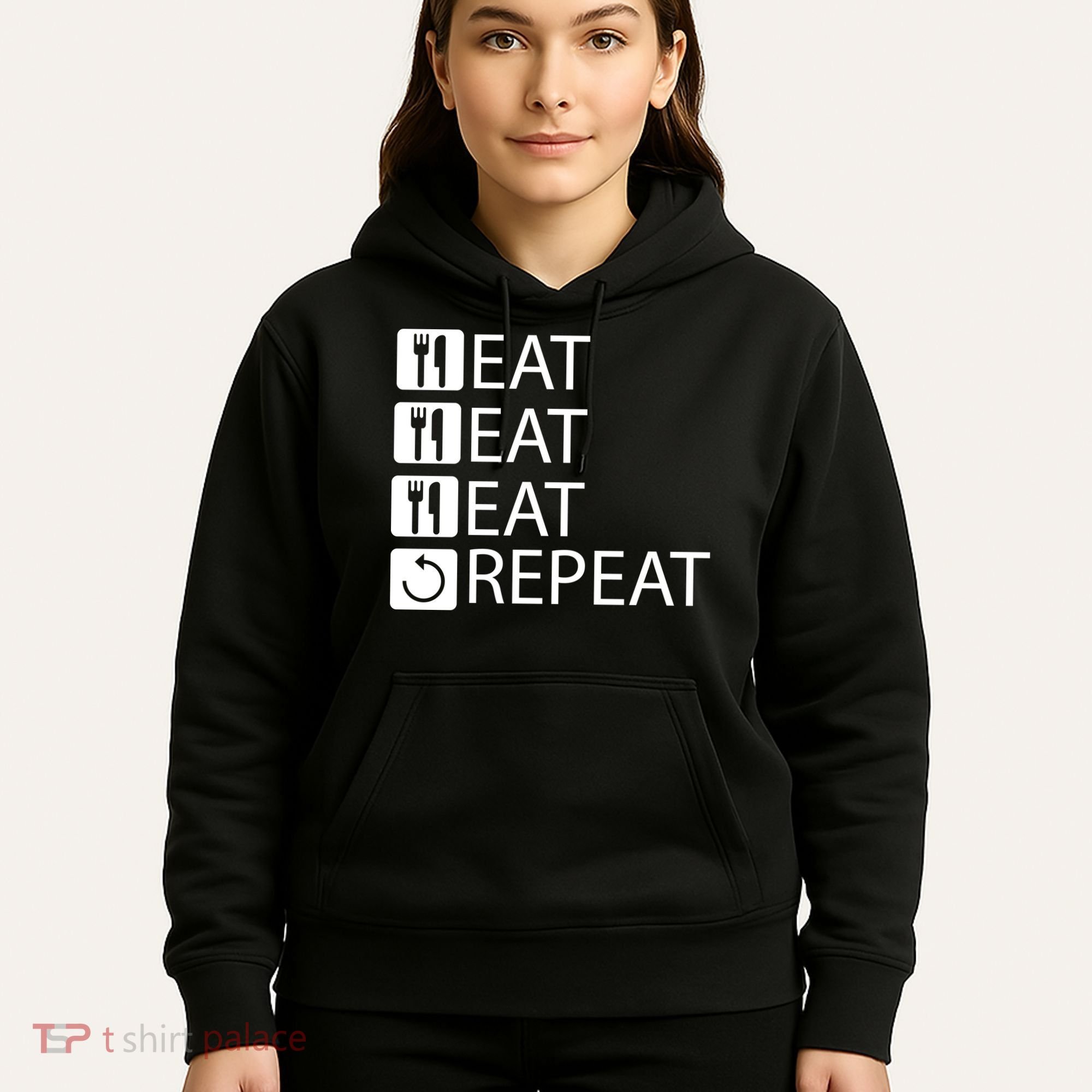 Eat Eat Eat Repeat Hoodie
