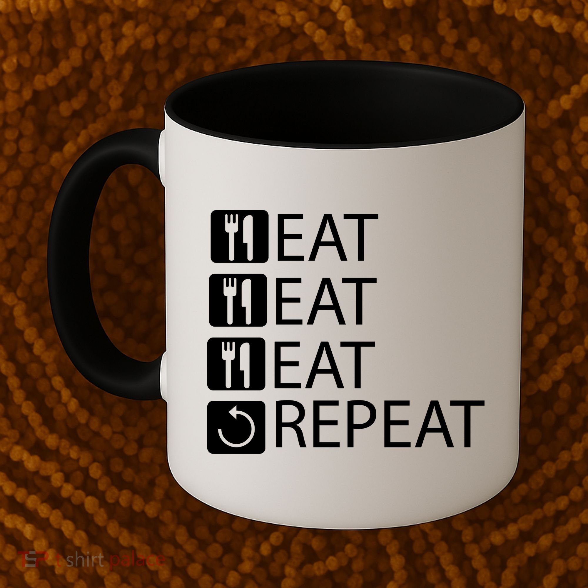 Eat Eat Eat Repeat Coffee Mug