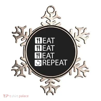 Eat Eat Eat Repeat Ornament