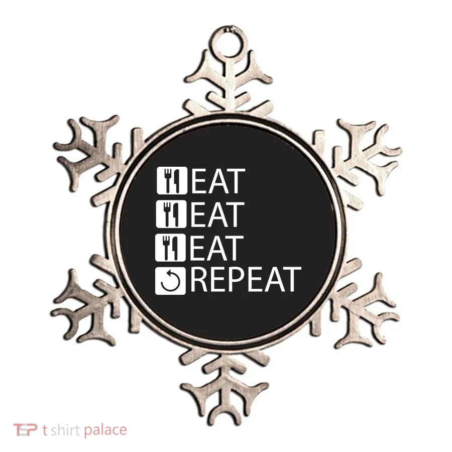 Eat Eat Eat Repeat Ornament
