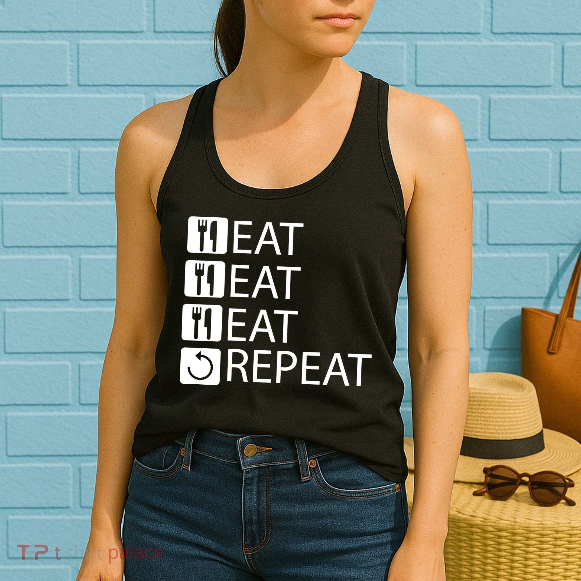 Eat Eat Eat Repeat Women's Tank Top