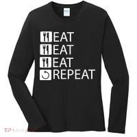 Eat Eat Eat Repeat Women's Long Sleeve Shirt thumb 0