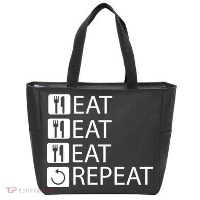 Eat Eat Eat Repeat Tote Bag