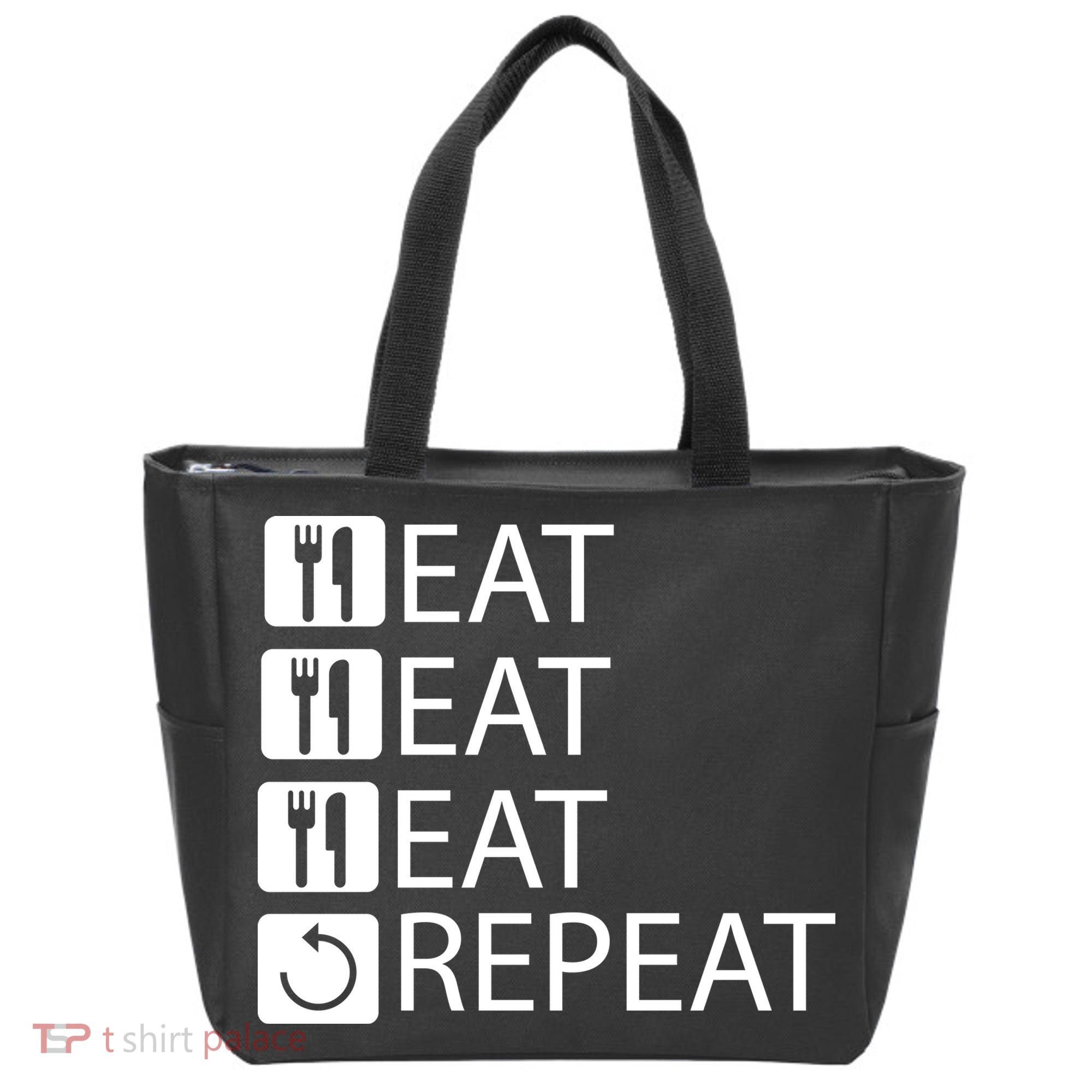 Eat Eat Eat Repeat Tote Bag