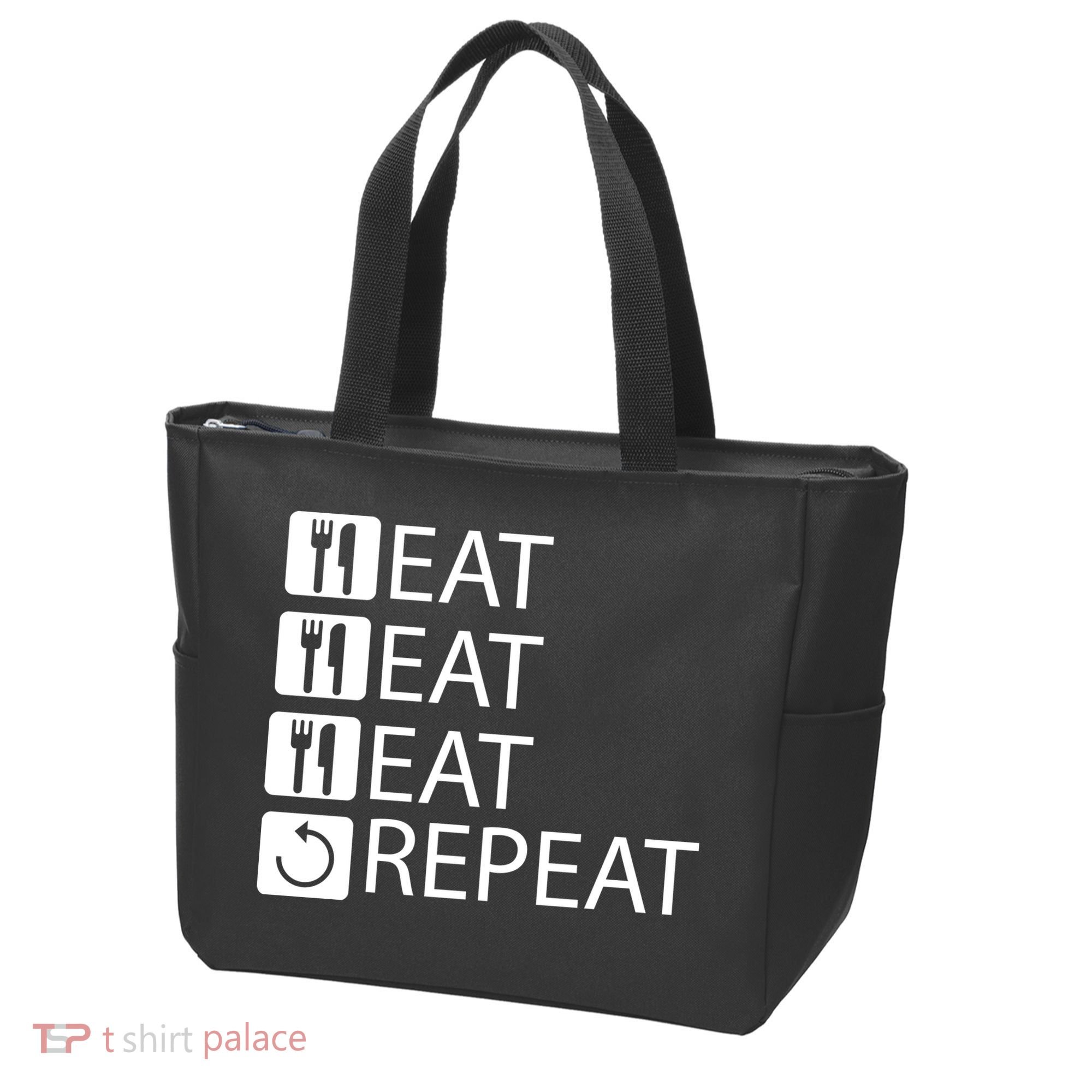 Eat Eat Eat Repeat Tote Bag