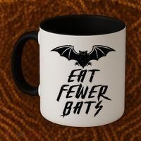 Eat Fewer Bats Coffee Mug thumb 2