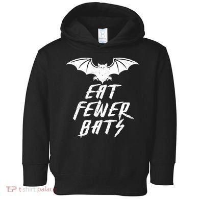 Eat Fewer Bats Toddler Hoodie