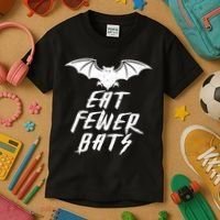 Eat Fewer Bats Kids T-Shirt thumb 3
