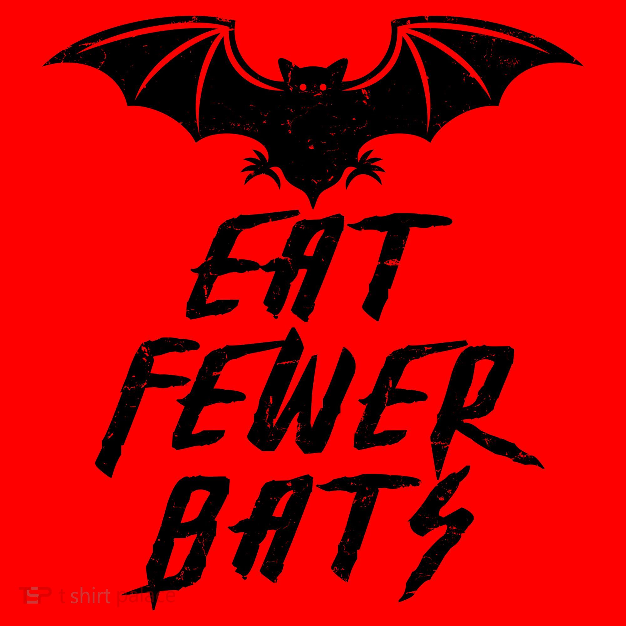 Eat Fewer Bats Santa Hat