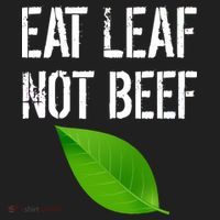 Eat Leaf Not Beef Funny Vegetarians Women's Sweatshirt thumb 2