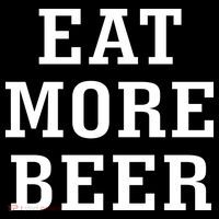 Eat More Beer Ornament thumb 1