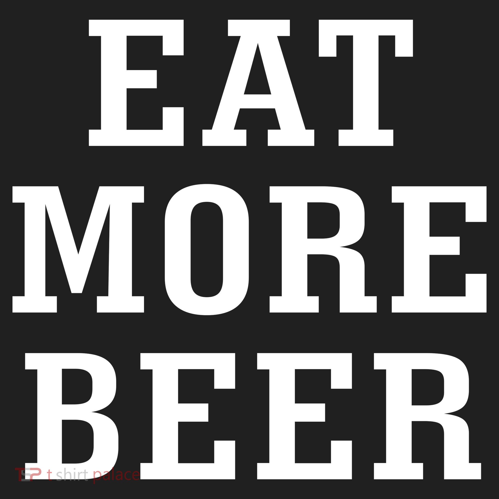 Eat More Beer Golf Towel