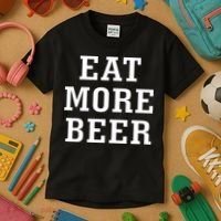 Eat More Beer Kids T-Shirt thumb 3