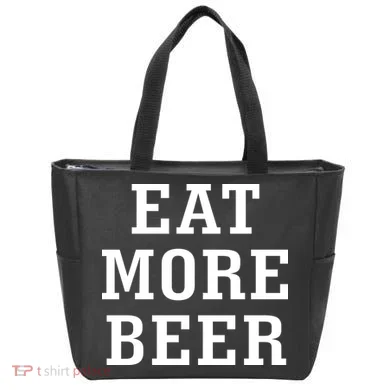 Eat More Beer Tote Bag