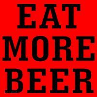 Eat More Beer Santa Hat thumb 1