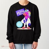 Eat Pizza Funny Happy Thanksgiving Women's Sweatshirt thumb 0