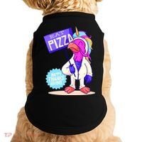 Eat Pizza Funny Happy Thanksgiving Doggie Tank thumb 0