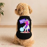 Eat Pizza Funny Happy Thanksgiving Doggie Tank thumb 2