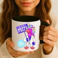 Eat Pizza Funny Happy Thanksgiving Coffee Mug thumb 3