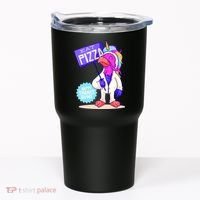 Eat Pizza Funny Happy Thanksgiving Tumbler thumb 0